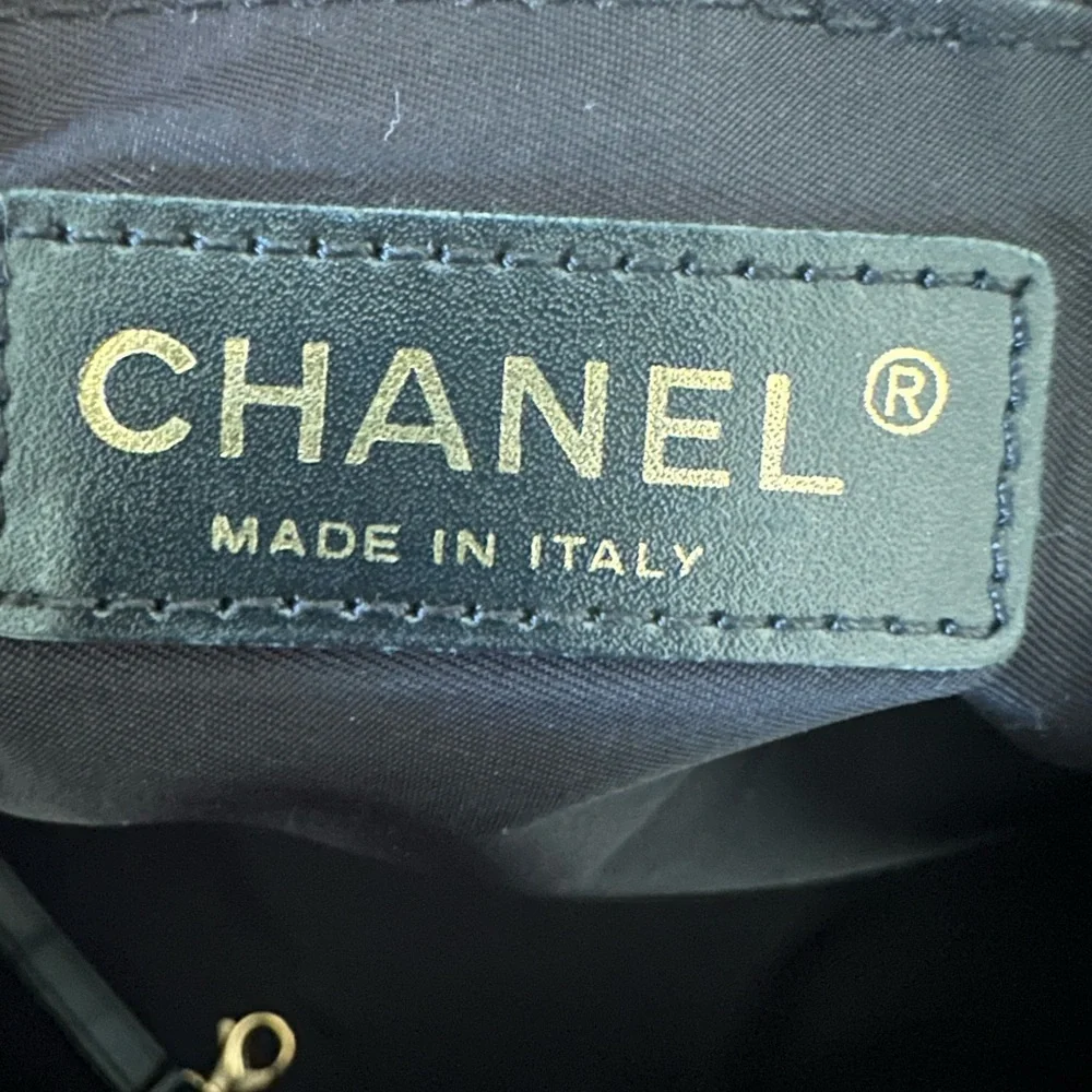 Chanel Black Travel Line Tote